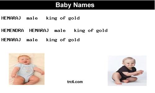 hemendra-
-hemaraj baby names